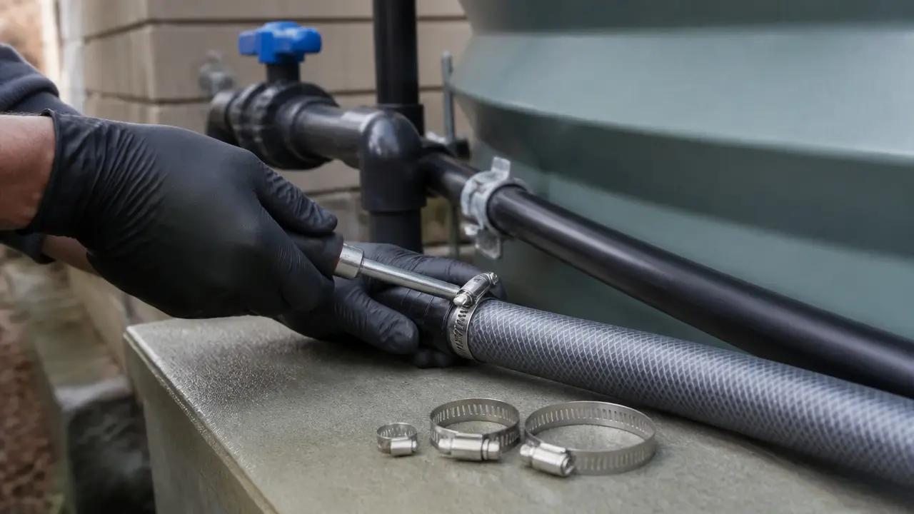 best hose clamp kits for rainwater systems