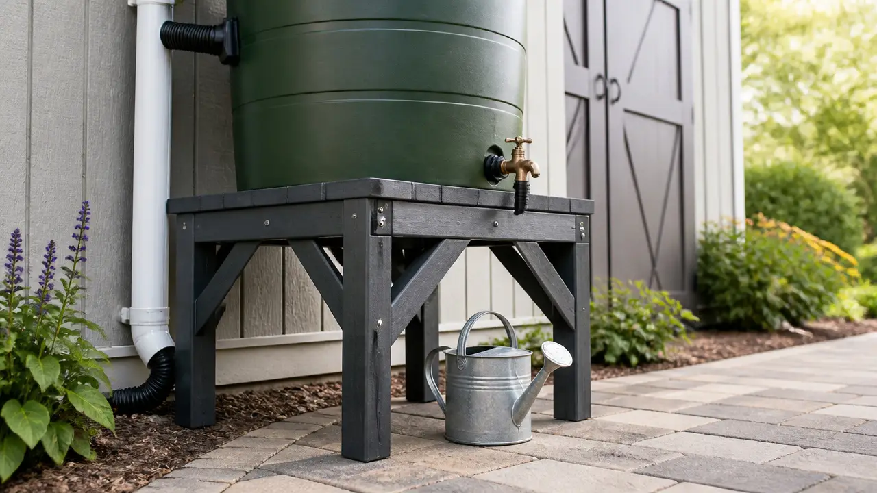 best rain barrel stands
