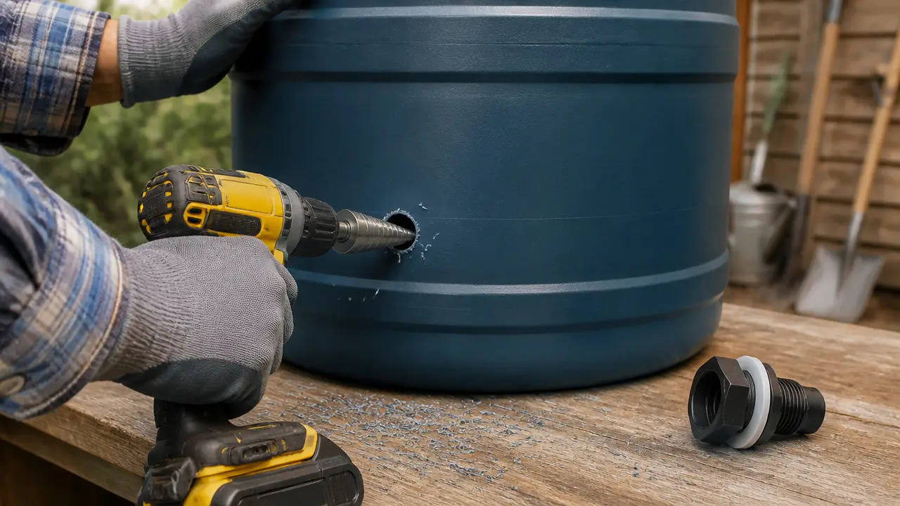 best step drill bits for rain barrels